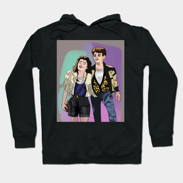 Ferris & Sloane Hoodie by perritosonfire